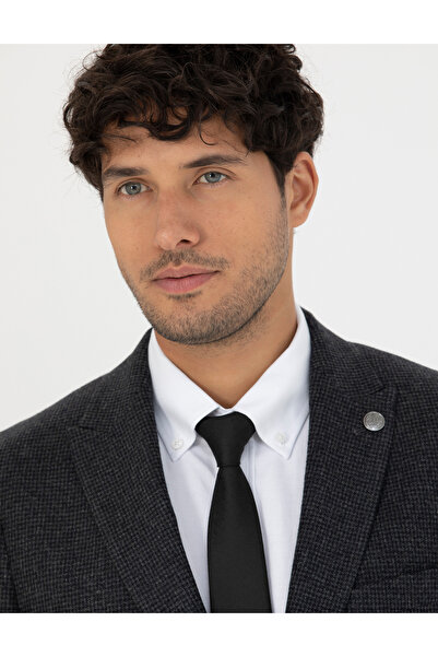 Pierre Cardin Antrasit Slim Fit Yün Karışımlı Ceket 50279478-VR006