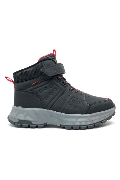 KOCAMANLAR Ghete pentru copii Cool Harvey Unisex - Talpă ortopedică anti-alunecare, NEGRU