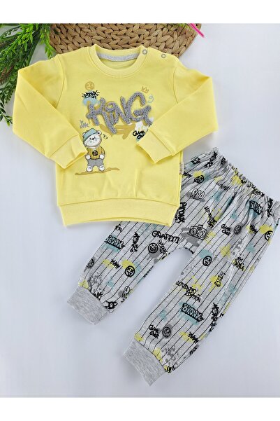 Butik طقم كاجوال للأطفال الأولاد / الأولاد سروال مخطط 2 خيط عالي الجودة