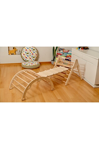 KIDOPPO Montessori Aktivite Seti| Montessori Tırmanma Üçgeni - Kemer - Rampa ...