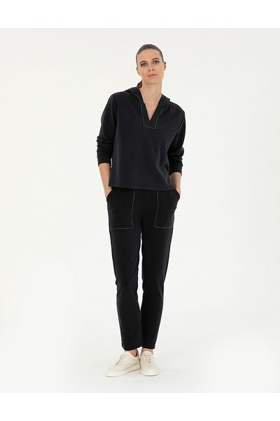 Pierre Cardin Black Regular Fit Sweatpants 50284068 -Vr046