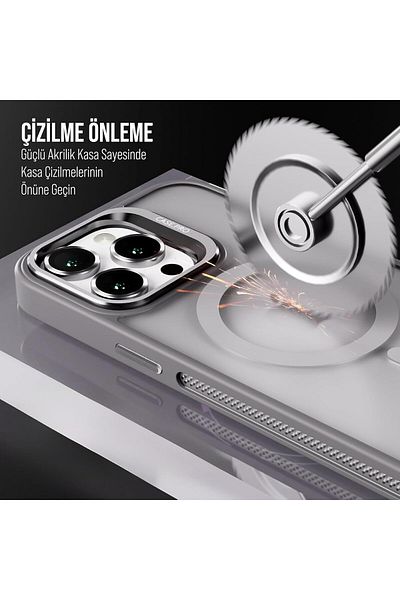 emybox iPhone 13 Promax Camera Protected Stand Magsafe Supported Lens Protector Gift Phone Case
