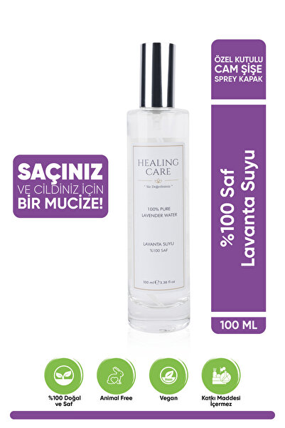Healing Care %100 Doğal Yağı Alınmamış Lavanta Suyu 100 ml Tonik ( Canlandırı...