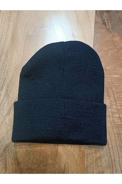 Blotch Black Color Adult Men's Knitwear Knitted Beanie
