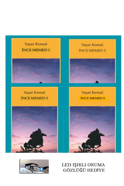 Yapı Kredi Yayınları İNCE MEMED SERİSİ 1-2-3-4| YAŞAR KEMAL