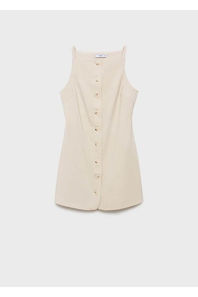 MANGO Woman Short Dress with Buttons