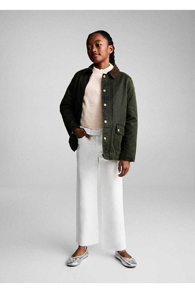 MANGO Kids Pink Sweater Shoes