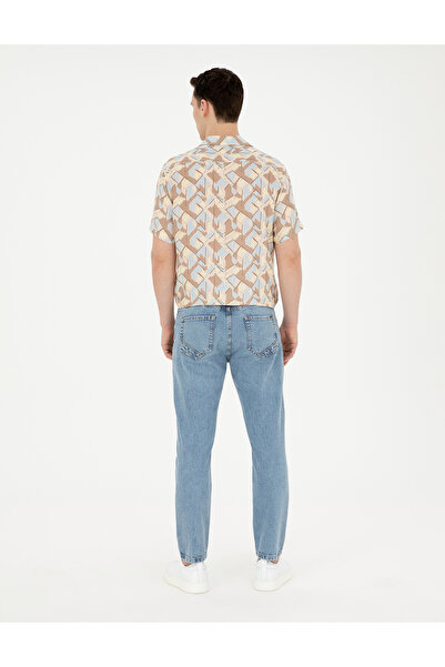 Pierre Cardin Açık Mavi Tapered Fit Jean Pantolon 50285120-VR095