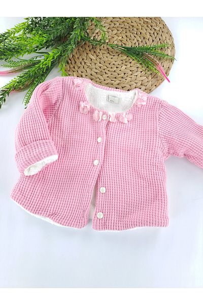 Butik Премиум зимен кардиган за момиче - Жилетка с копчета
