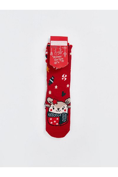 LC Waikiki LCW Kids New Year Themed Girl's Socket Socks 2 Pack