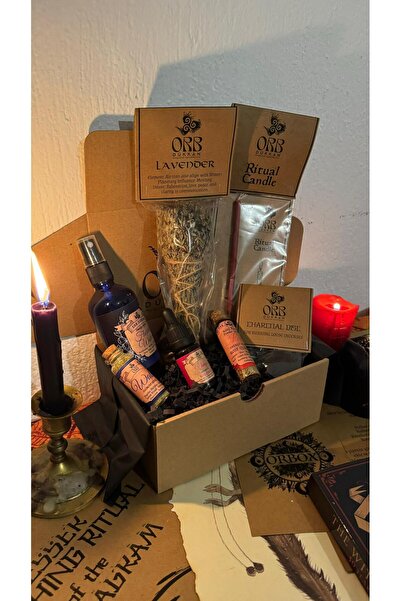 Orb dükkan Desire Box Aşk Ve Derin Bağ Ritüel Seti I Florida Water Lavanta De...