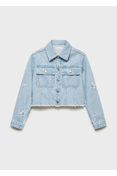 Mango Teen Star Denim Coat