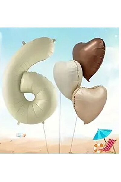 DÜVENCİ TİCARET Set de 4 baloane din folie în formă de inimă
