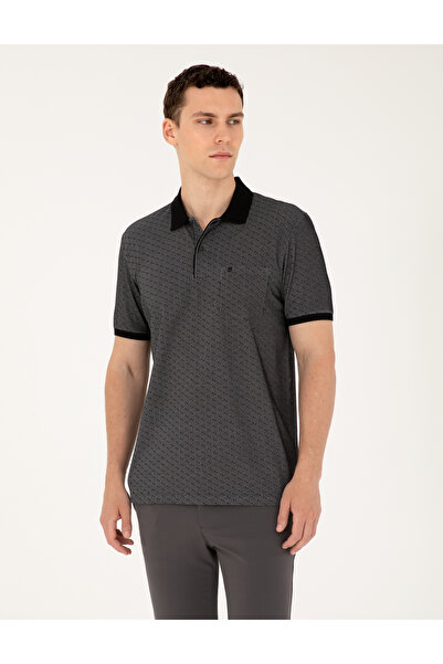 Pierre Cardin Μαύρο T-shirt Κανονικής Εφαρμογής 50284321-VR046