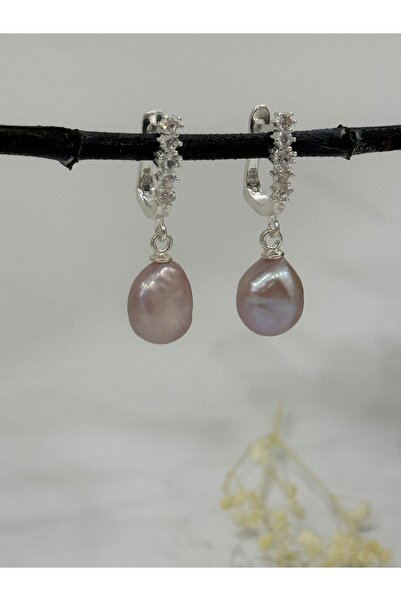 DURAN TAKI TASARIM Hakiki İnci Gümüş Küpe