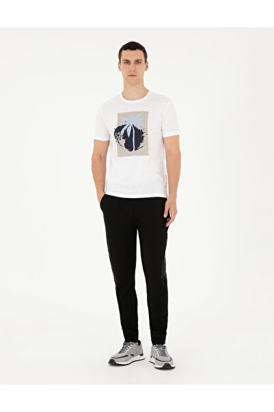Pierre Cardin Μαύρο Παντελόνι Φόρμας Στενής Γραμμής 50285409-VR046
