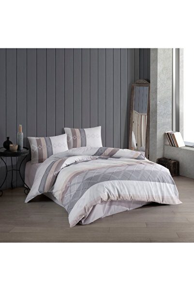 Taç Crystal Ranforce Duvet Cover Set Double Olimpos Gray