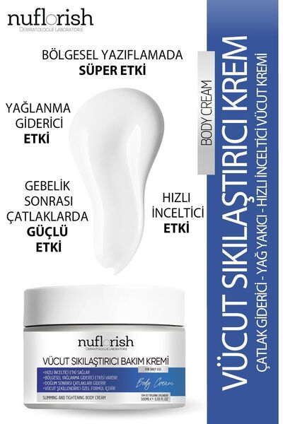 nuflorish Sıkılaştırıcı Ve Çatlak Giderici Vücut Bakım Kremi 100 ml