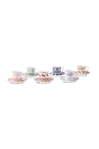 Karaca 90 ml Teri 6-Person Coffee Cup