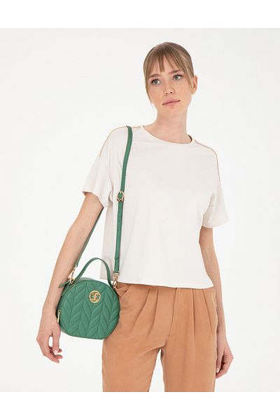 Pierre Cardin Green Crossbody Bag 50287470-Vr054