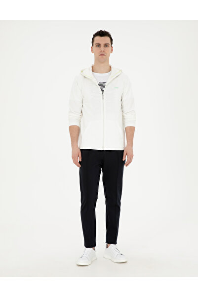 Pierre Cardin Beyaz Regular Fit Örme Hırka 50285410-VR013