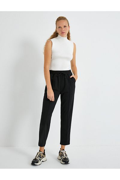 Koton Gerippte Crop-Hose