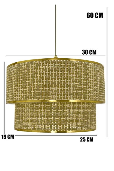 Vivido Home Premium Natural Rattan Chandelier