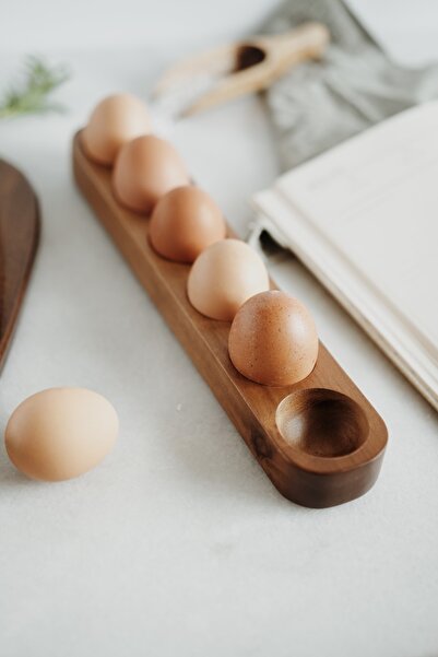 Dekorzdükkan Acacia Egg Holder