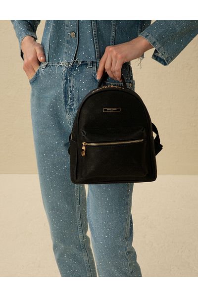 Pierre Cardin Black Backpack 50288182 -Vr046