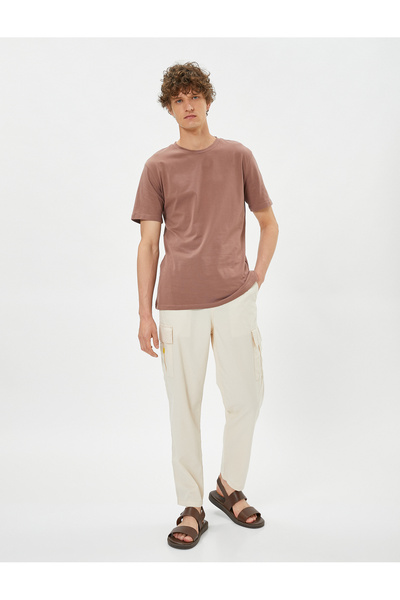 Koton Бавовняні карго-штани з мішкуватими кишенями на талії