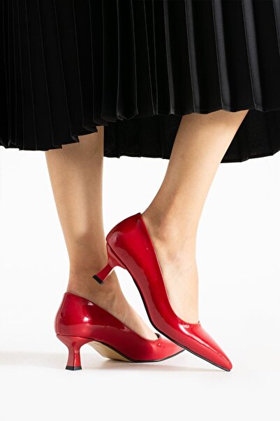 Genel Markalar kadın rugan topuklu ayakkabı stiletto [5]