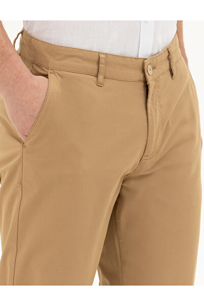 Pierre Cardin Camel Regular Fit Kanvas Pantolon 50288510-VR015