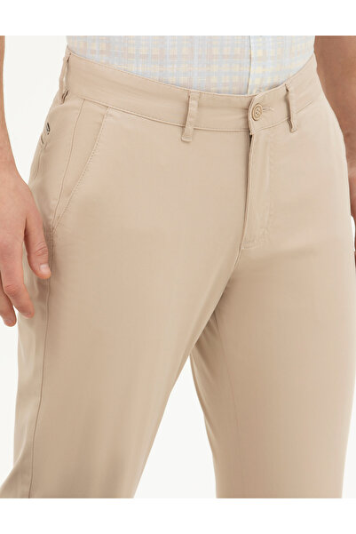 Pierre Cardin Bej Regular Fit Kanvas Pantolon 50288510-VR011