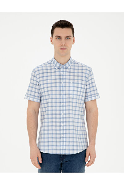 Pierre Cardin Saks Regular Fit Kısa Kollu Gömlek 50288566-VR032