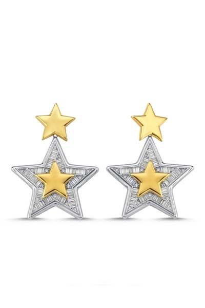 CHARMLUCKY ÇELİK STARS KÜPE