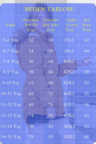 Asortix Girl's Waterproof Removable Hooded Plush Fur Lined Long Coat Coat
