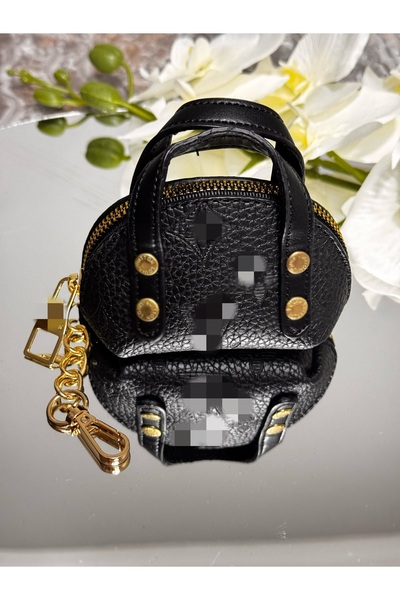 CemreBoutique MINIBAG * سلسلة مفاتيح وحقيبة أحمر شفاه مقاس 10*7 سم