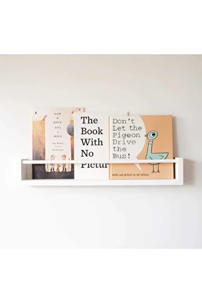 EGN WOODS 1X30Cm Montessori Children's Bookcase Wall Shelf, Decorative Ornament