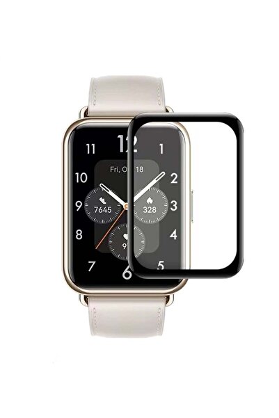 bbtech Huawei Watch Fit 2 ile Esnek Polymer Nano Kırılmaz Ekran Koruyucu