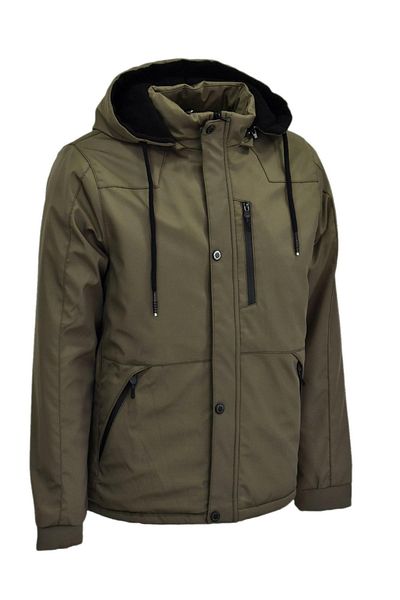 DYNAMO Men's Hooded Sports Coat M3134 Bgl-St04005