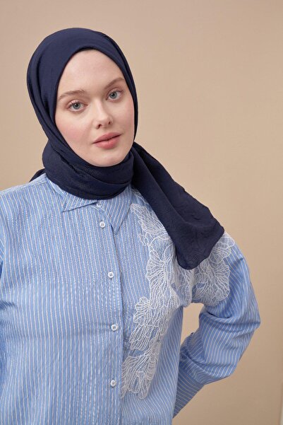 ARMANDA Bambu Kraş Şal 3285-Lacivert