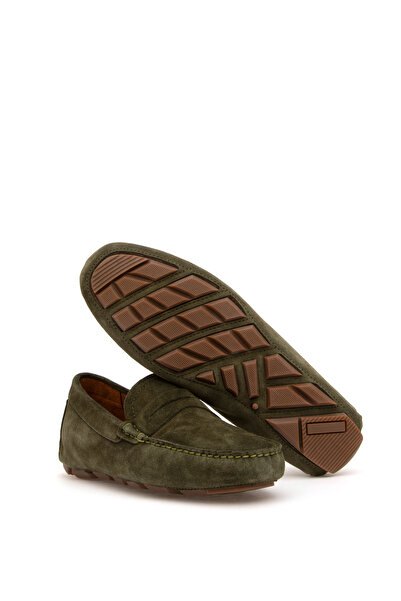 Pierre Cardin Haki %100 Deri Loafer Ayakkabı 50288705-VR027