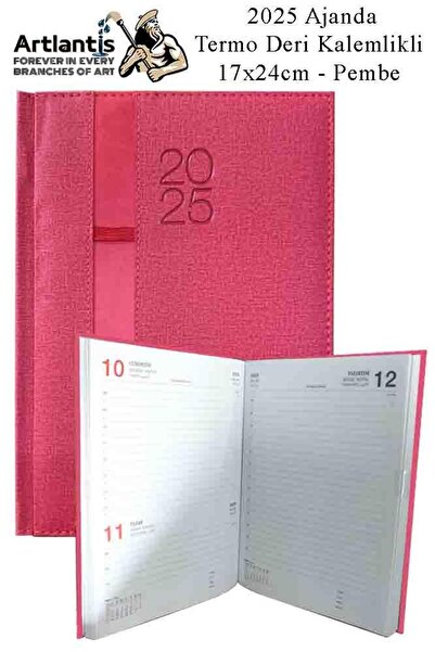 Artlantis Agenda 2025, tvrda korica, dermo omot, 1 komad, 17x24 cm, agenda 20...