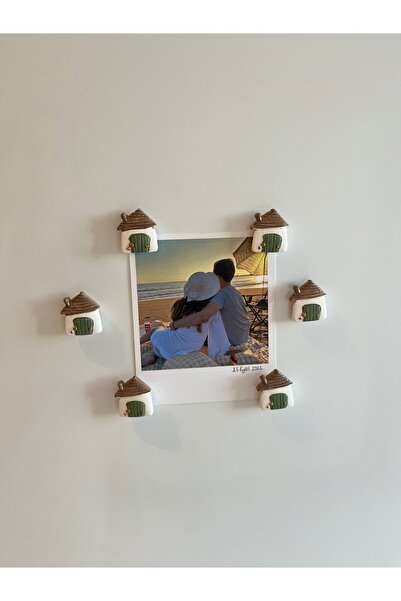 Louve Store 6’lı Mini Ev Buzdolabı Magneti , Mıknatıslı Fotoğraf Tutucu