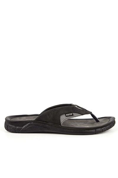 Muya Ανδρικές παντόφλες Astra Anatomical Sole Wet Floor Μαύρες
