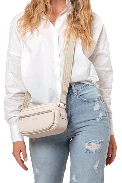 David Jones Kadın Omuz Çantası Beyaz