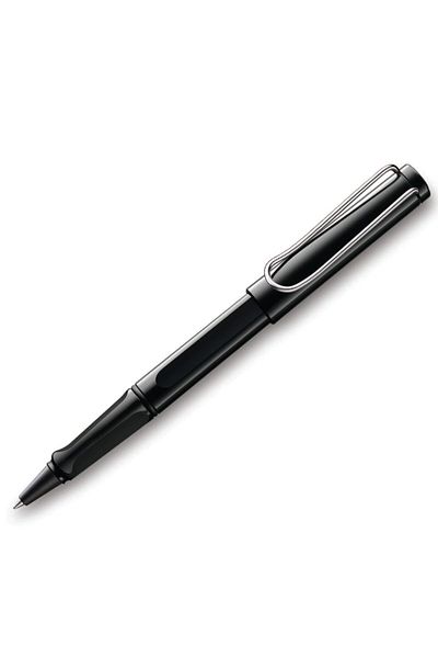 Lamy Safari Rollerball Pen Metal Clip Black
