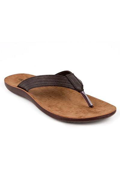Muya Men's Slippers - Cliff Anatomical Sole, Wet Floor, Brown