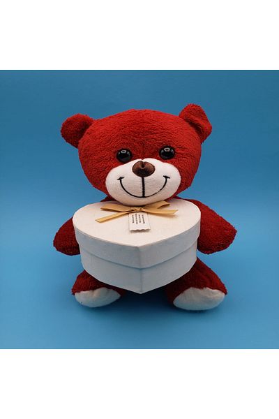 Skygo Bear Red Heart Box