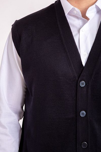 YHE STORE Men's V-Neck Winter Knitwear Dad Vest